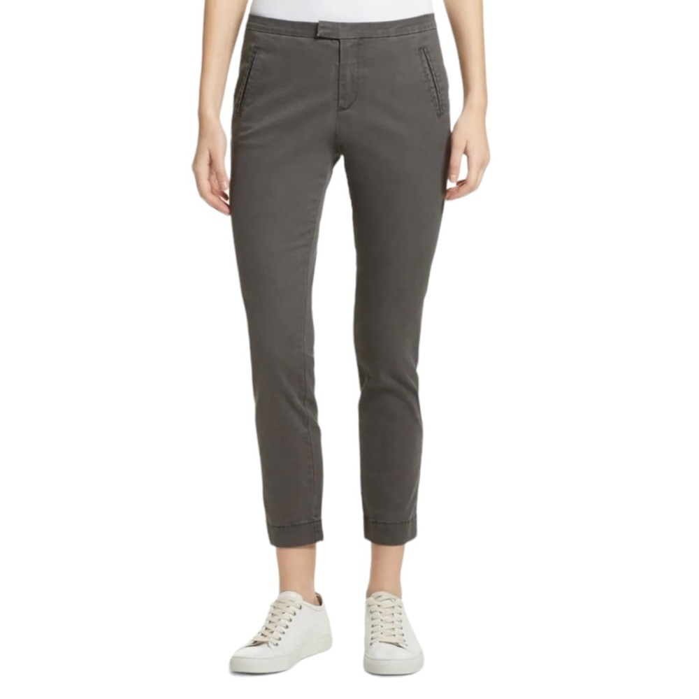 ATM Anthony Thomas Melillo Gray Enzyme Washed Slim Ankle Pants size 8